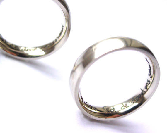 Handgeschreven ringen